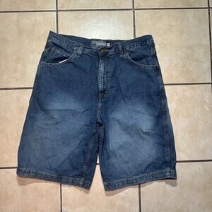 Vintage Y2K Colorado Shorts Men's 36 Blue Dark Wash Baggy Denim Jorts Skater